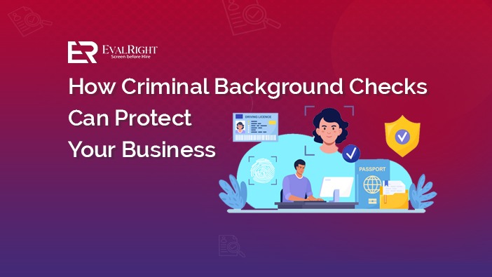 Business owner reviewing criminal background check reports to ensure safe hiring practices